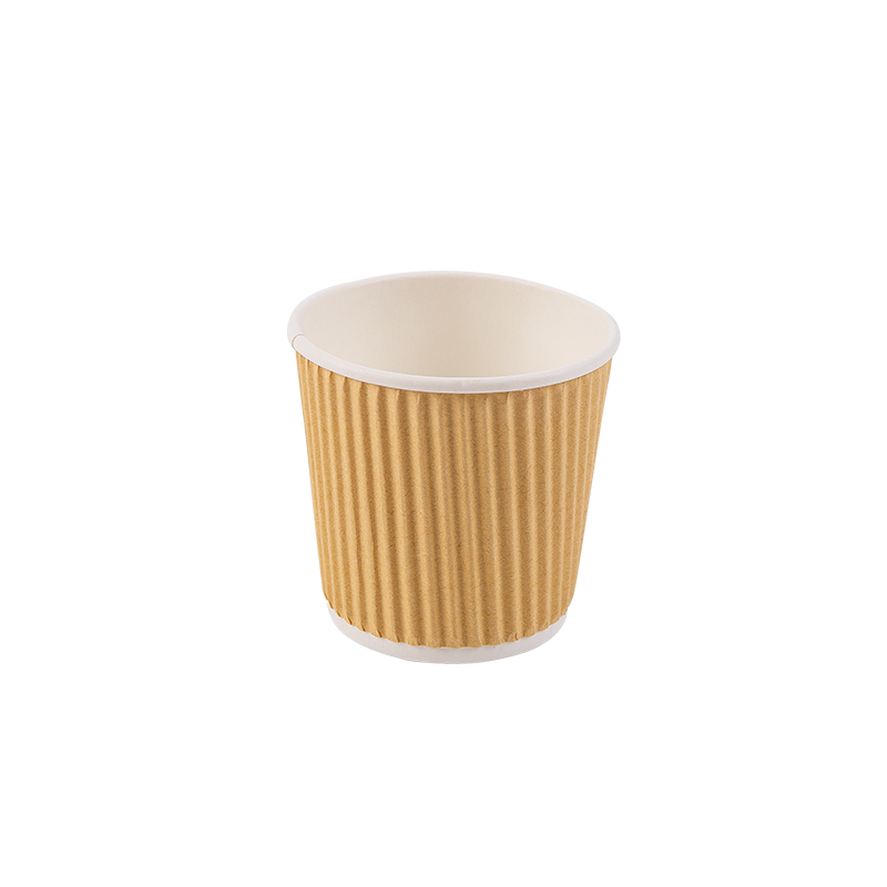 4oz Disposable Biodegradable Corrugated Paper Cucurbitulae