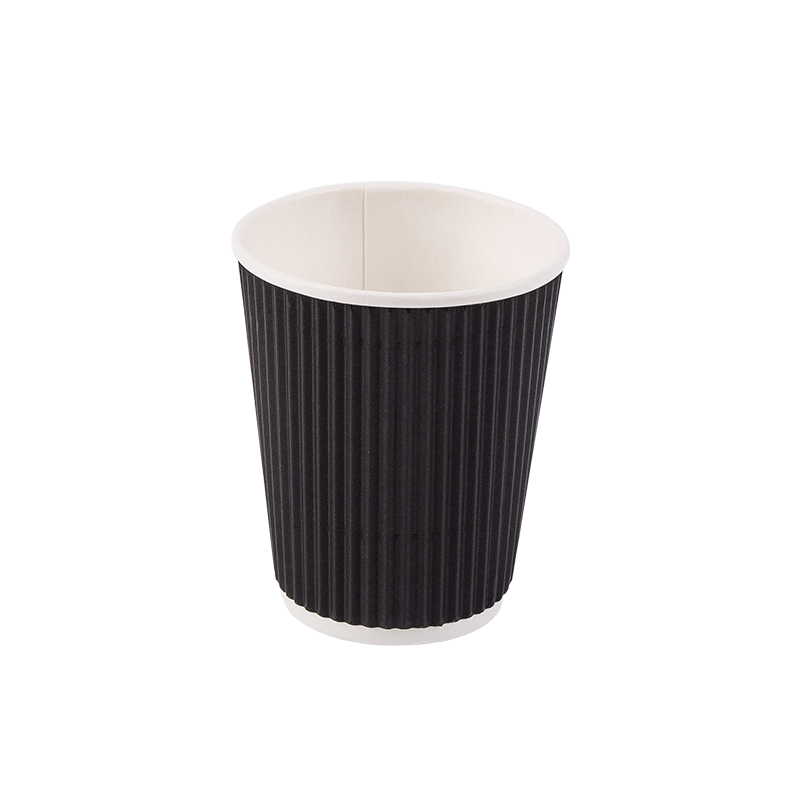 8oz Disposable Biodegradable Corrugated Paper Cucurbitulae