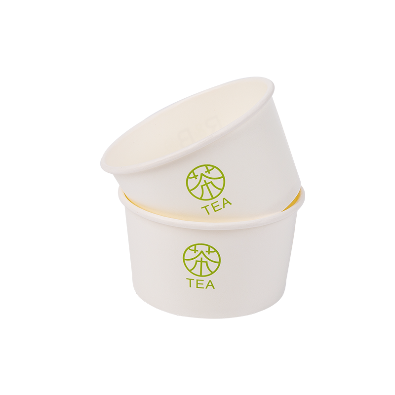8oz Disposable Biodegradable Paper Ice Cream Cucurbitulae