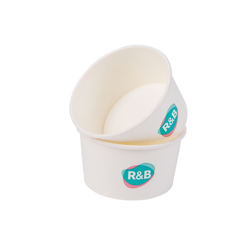 8oz Disposable Biodegradable Paper Ice Cream Cucurbitulae