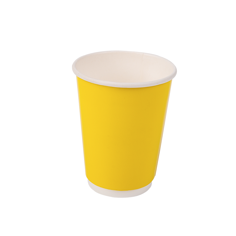 12oz Disposable Biodegradable Double-layer Paper Cup