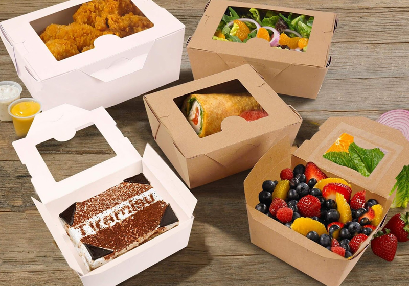 PROMPTU Biodegradable Fast Food Paper Box