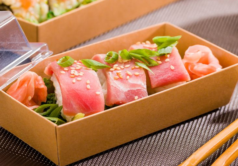 PROMPTU Biodegradable Sushi Paper Box